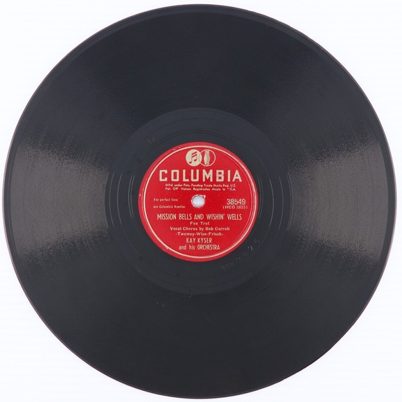 Kay Kyser - Dime A Dozen/Mission Bells & Wishin' Wells 1949 78 rpm Record 38549 - Picture 4 of 16